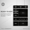 Architecture Presentation Board Template – Editable in Canva | MBS ...
