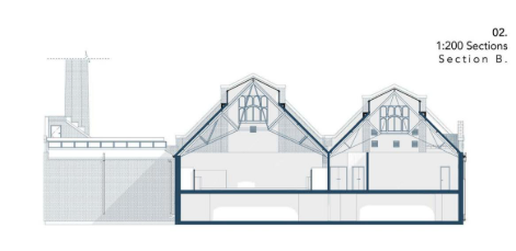 architectural Section of an old building