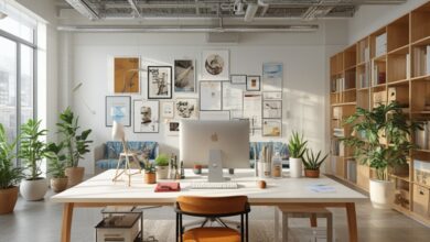 workspace organization for architects