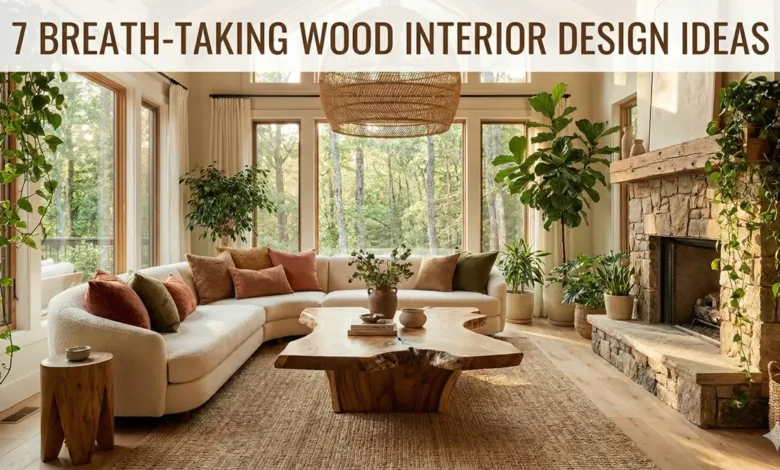 Wood interior design ideas